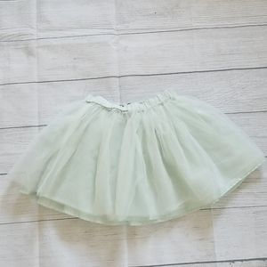 Toddler Girls Mint Green Tule Skirt